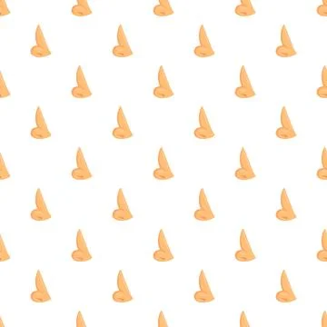 Human nose anatomy seamless repeating pattern background 库存插图