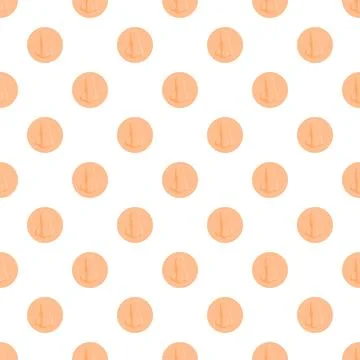 Human nose pattern repeating on light background 스톡 일러스트