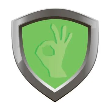 Human okay hand sign Stock Illustration