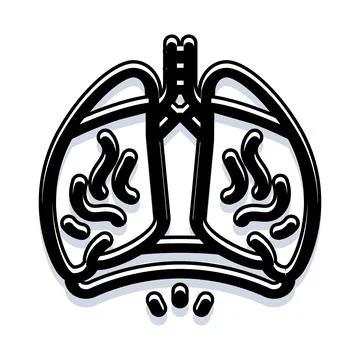 Human organs experiencing illness, disease, and health issues concept Stock Illustration