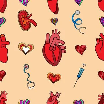 Human organs イラスト素材