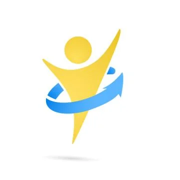 Human perfecting body Stock Illustration
