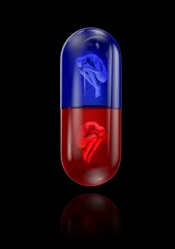 Human pill Stock-Illustration