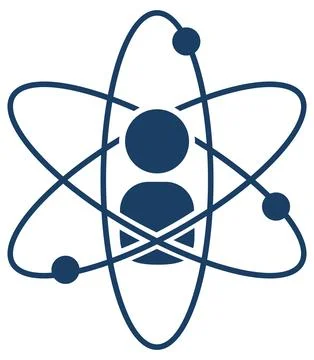 Human Potential Icon vector. Isolated dark blue symbol Stock Illustration