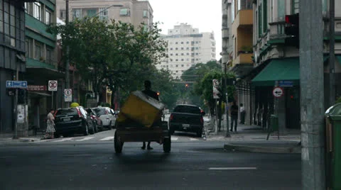 Human-powered vehicle Stock Footage 27206132