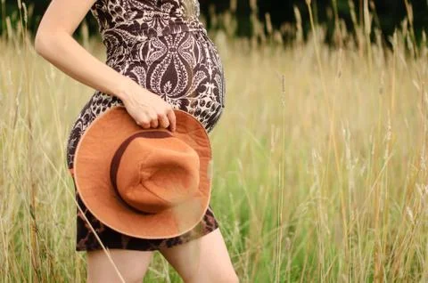 Human pregnancy Stock Photos