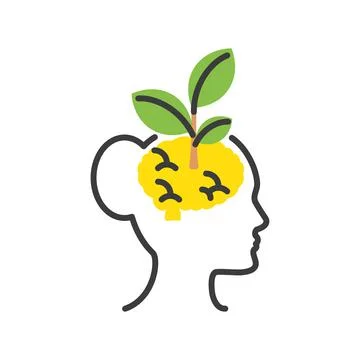 Human profile knowledge 스톡 일러스트