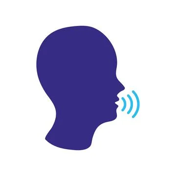 Human profile talk Illustration