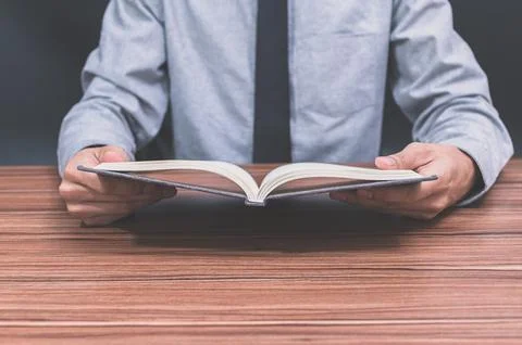 Human readings increase knowledge and ability Stock Photos