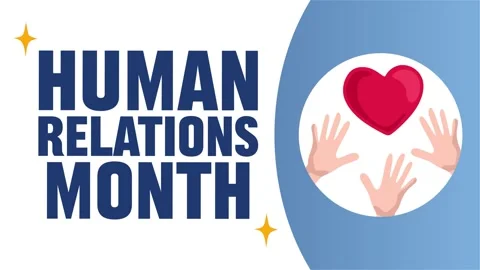 Human Relations Month for better human relations Vidéo 338421693