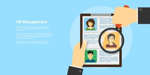 Human resource concept Stock Illustration