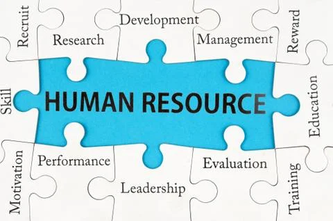 Human resource concept Stock Photos