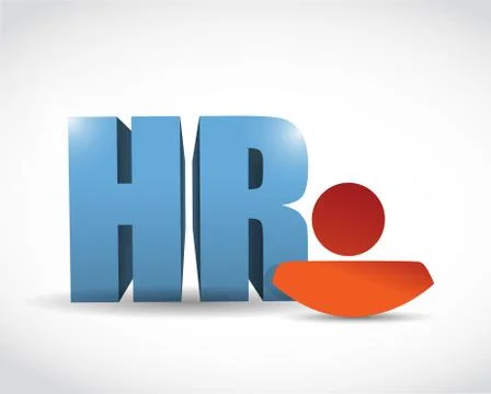 Human resource icon illustration design Stock Illustration