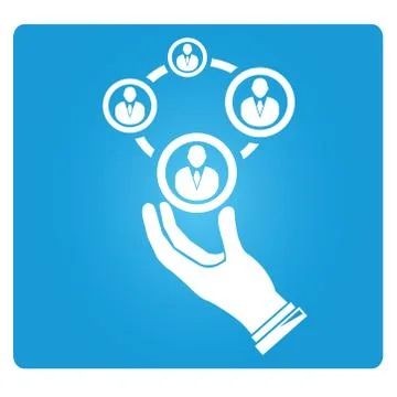 Human resource manaement Stock Illustration