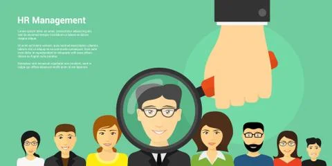 Human Resource Management Stock Illustration