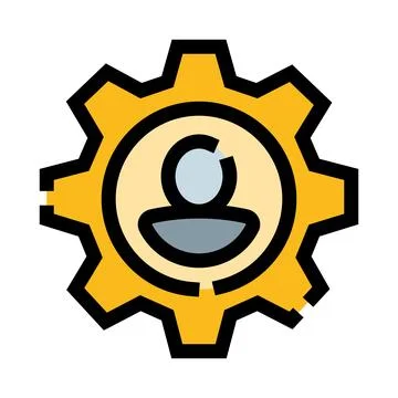 Human resource management mechanism optimizing personal development process Stock Illustration