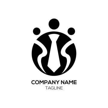 Human Resource Tech Logo Workforce Stock Illustration