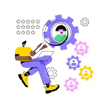 Human resources abstract concept vector illustration. Stock Illustration
