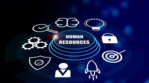 Human Resources concept. Business startup, finance marketing, light bulb an.. Stock Footage 293482818