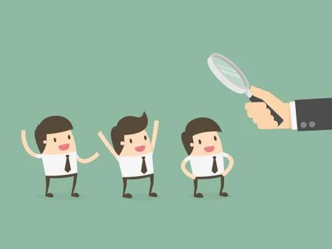 Human resources concept Stock Illustration