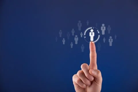 Human resources concept Stock Photos