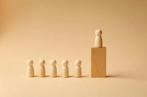 Human resources, a conceptual background for recruiting employees to work for Stock Photos