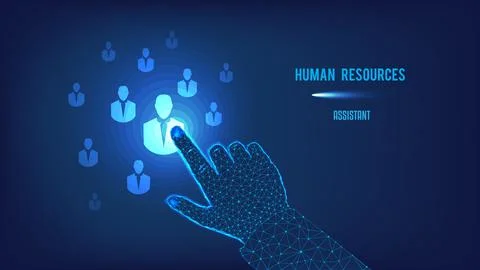 Human resources, crm, social network and data mining concept or social media Stock Illustration
