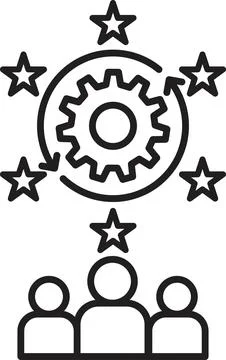 Human resources development icon vector 库存插图