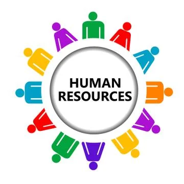 Human resources icon Stock Illustration