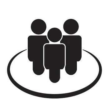 Human resources icon on white background. flat style. office worker icon for Stock Illustration