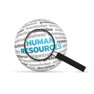 Human resources Illustrazione stock