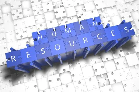 Human resources Illustrazione stock
