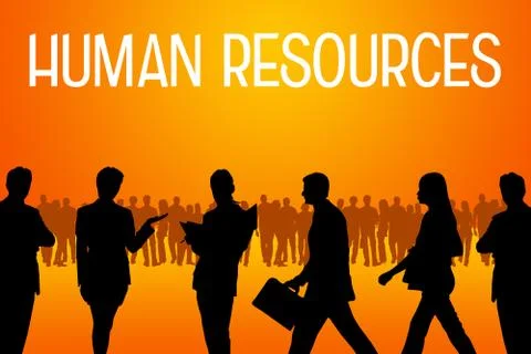 Human resources Illustrazione stock