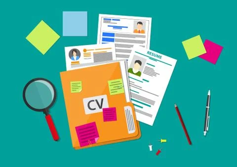 Human resources management concept Illustrazione stock