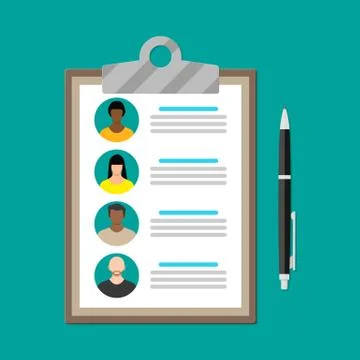 Human resources management concept Illustrazione stock