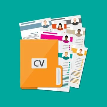 Human resources management concept Stock Illustration