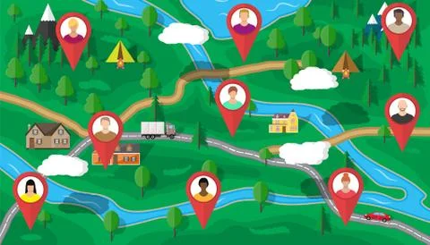 Human resources management concept Stock Illustration