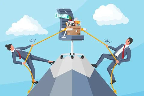 Human Resources Management Concept Illustrazione stock