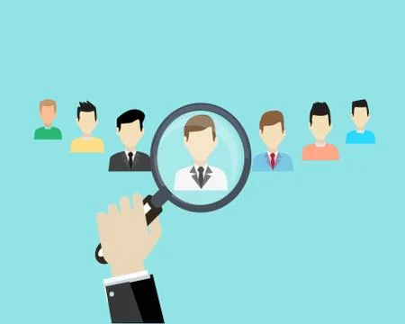 Human resources management Stock Illustration