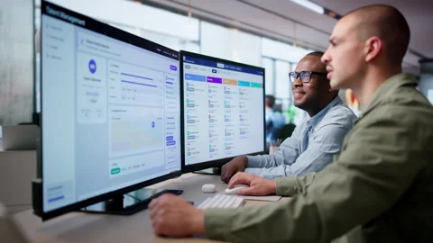 Human Resources Manager Discussing Employee Performance Stock Footage 336369333