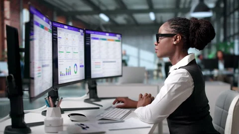 Human Resources Manager Reviewing Open Enrollment Benefits Stock Footage 344719577