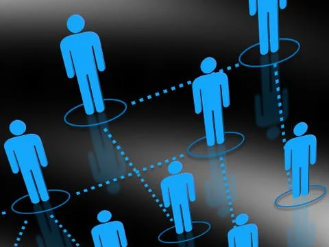 Human resources network icons concept Fotos Stock