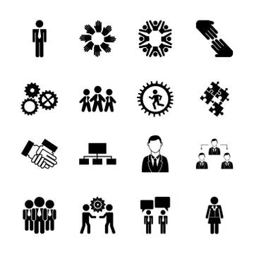 Human resources over white background vector illustration Stock Illustration