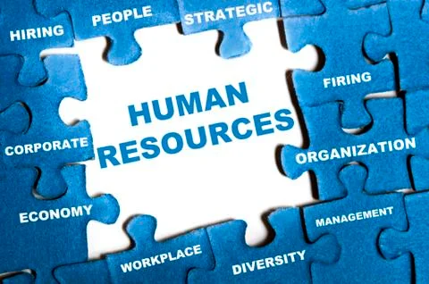 Human resources puzzle イラスト素材