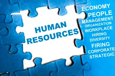 Human resources puzzle イラスト素材