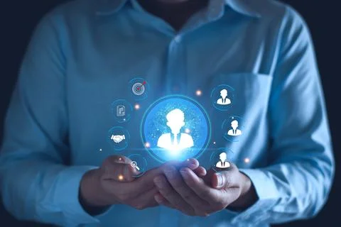 Human Resources, recruitment process outsourcing, leadership. effective man.. Stock Photos
