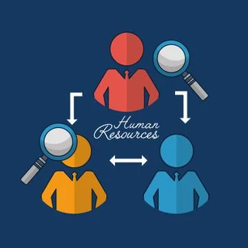 Human resources related Stock Illustration