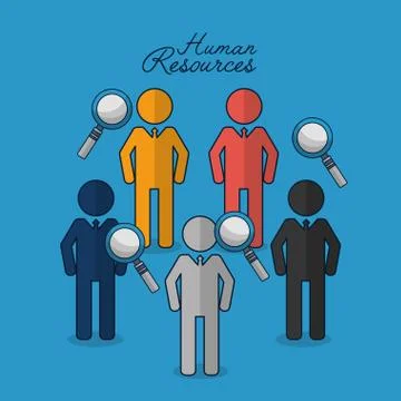 Human resources related Stock Illustration