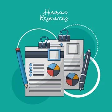 Human resources related Stock Illustration