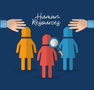 Human resources related Stock Illustration